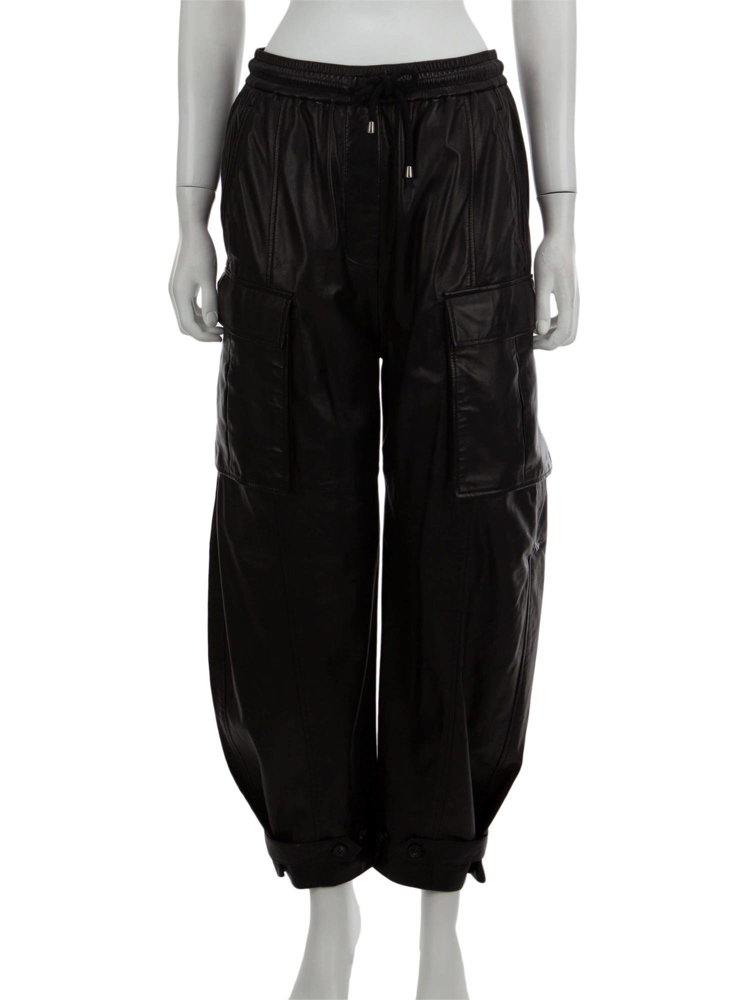 Bayan Siyah PAUL SMITH DERİ PANTOLON