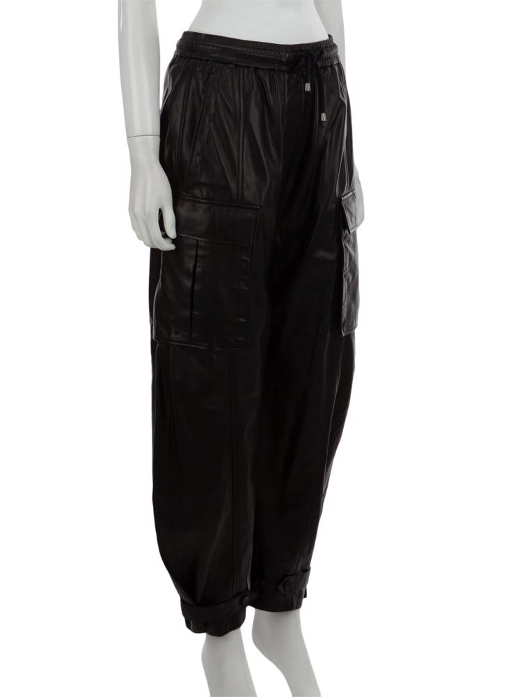 Bayan Siyah PAUL SMITH DERİ PANTOLON
