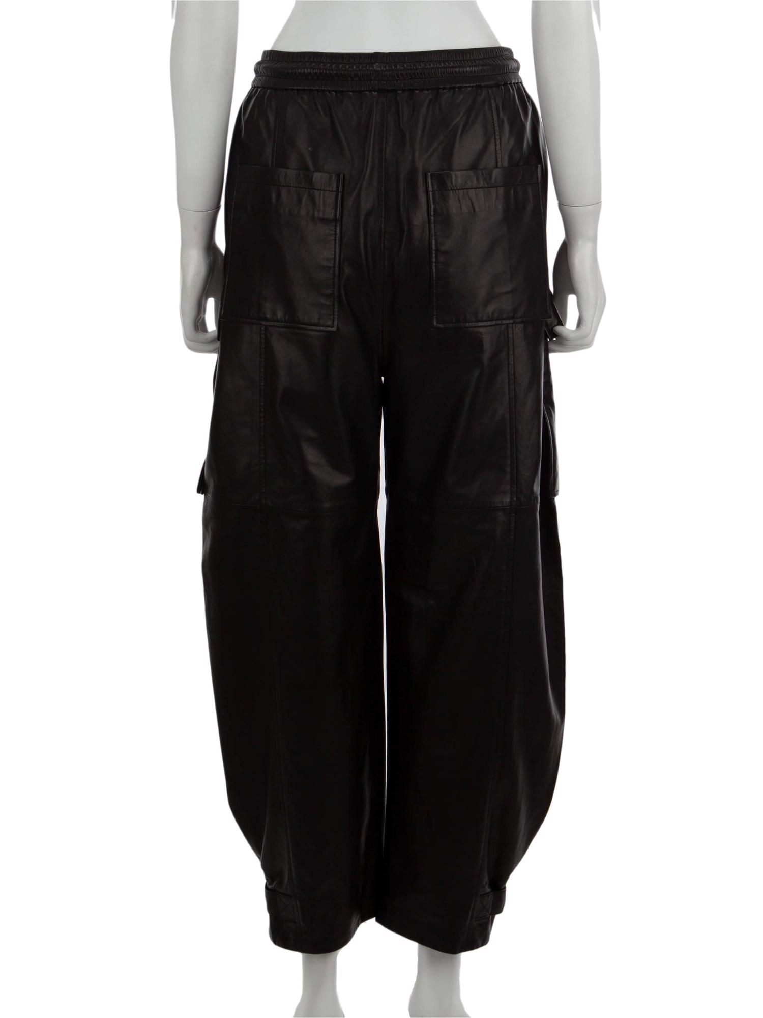 Bayan Siyah PAUL SMITH DERİ PANTOLON