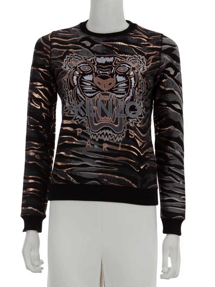 Bayan Siyah KENZO SWEATSHIRT