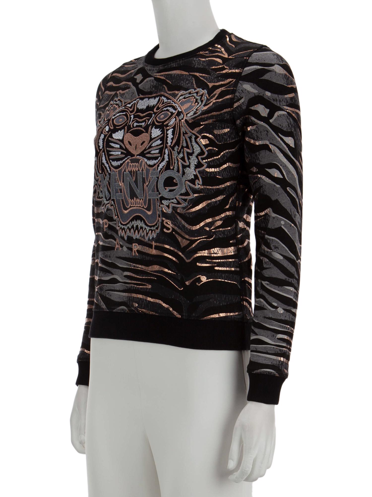 Bayan Siyah KENZO SWEATSHIRT