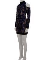 Bayan Siyah BALMAIN ELBİSE