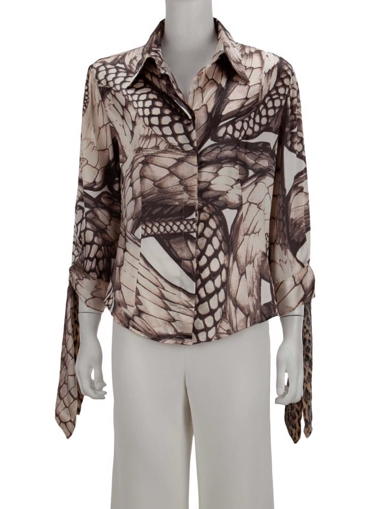 Bayan Krem JUST CAVALLI GÖMLEK