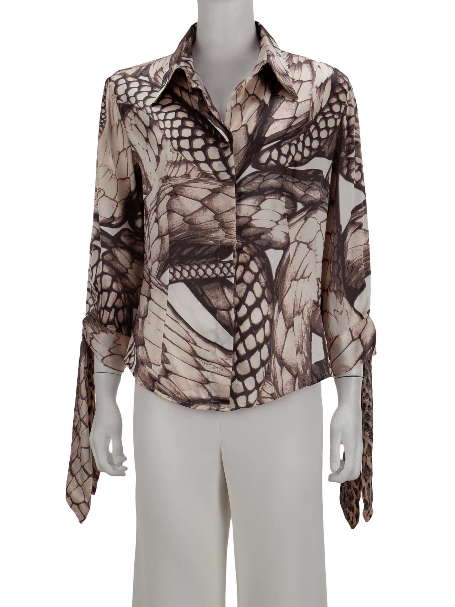 Bayan Krem JUST CAVALLI GÖMLEK