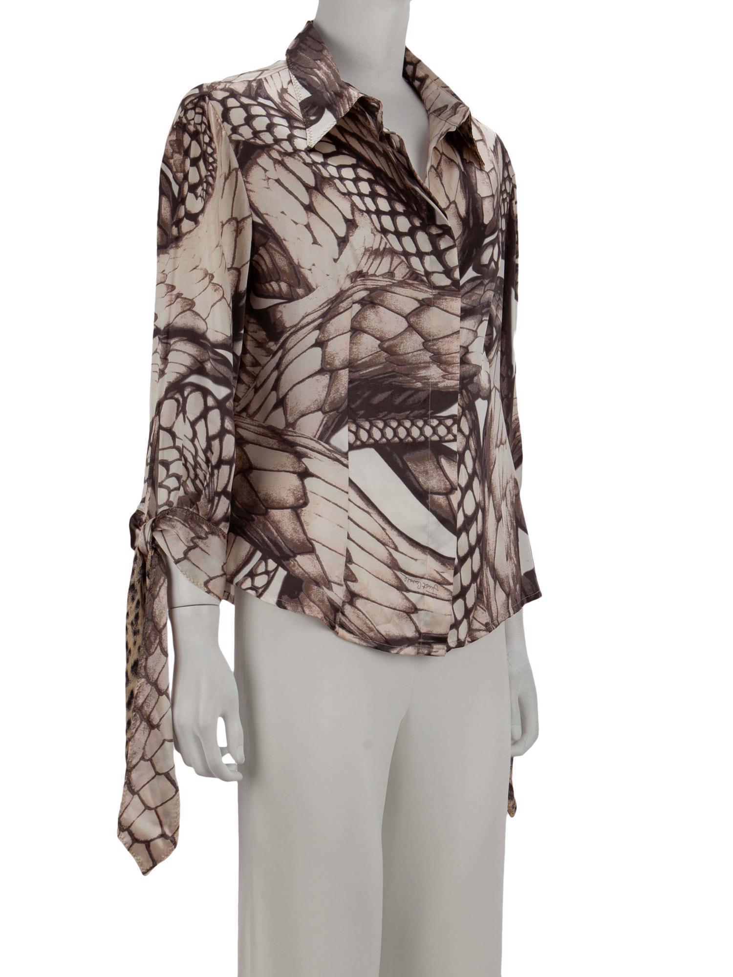 Bayan Krem JUST CAVALLI GÖMLEK