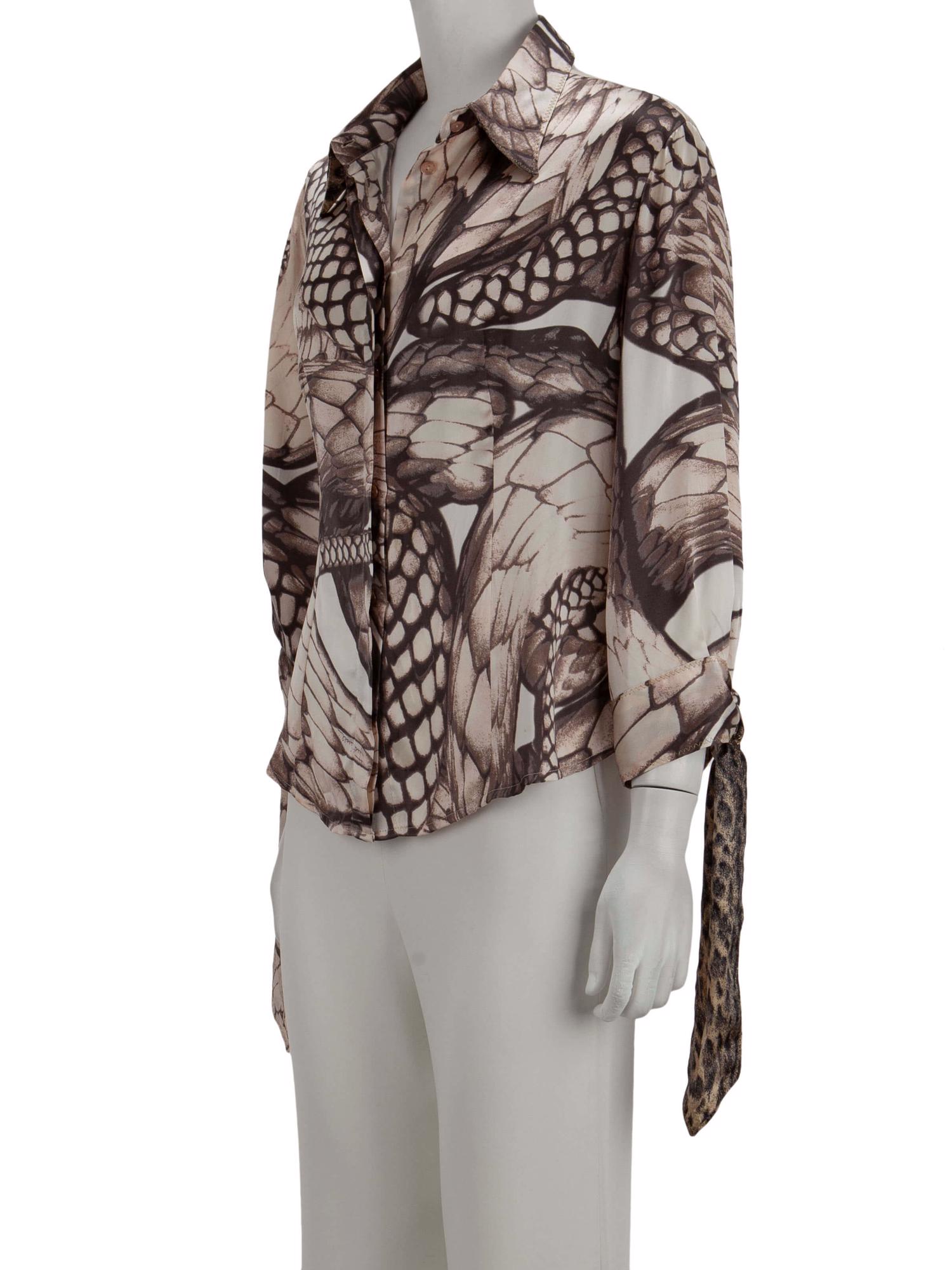 Bayan Krem JUST CAVALLI GÖMLEK