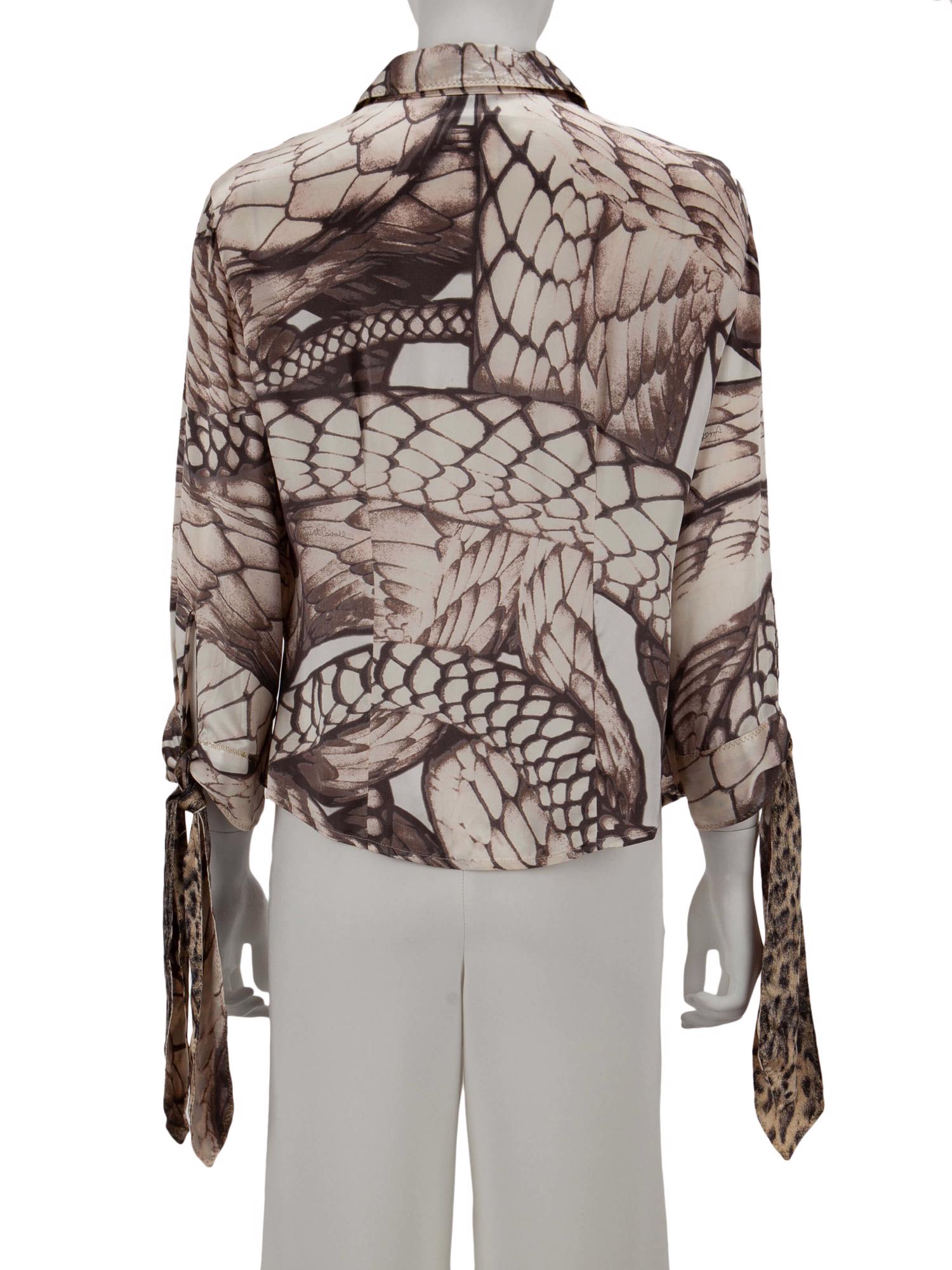 Bayan Krem JUST CAVALLI GÖMLEK