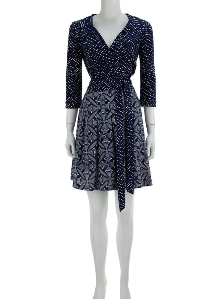 Bayan Lacivert DIANE VON FURSTENBERG ELBİSE
