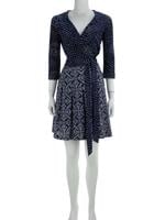 Bayan Lacivert DIANE VON FURSTENBERG ELBİSE