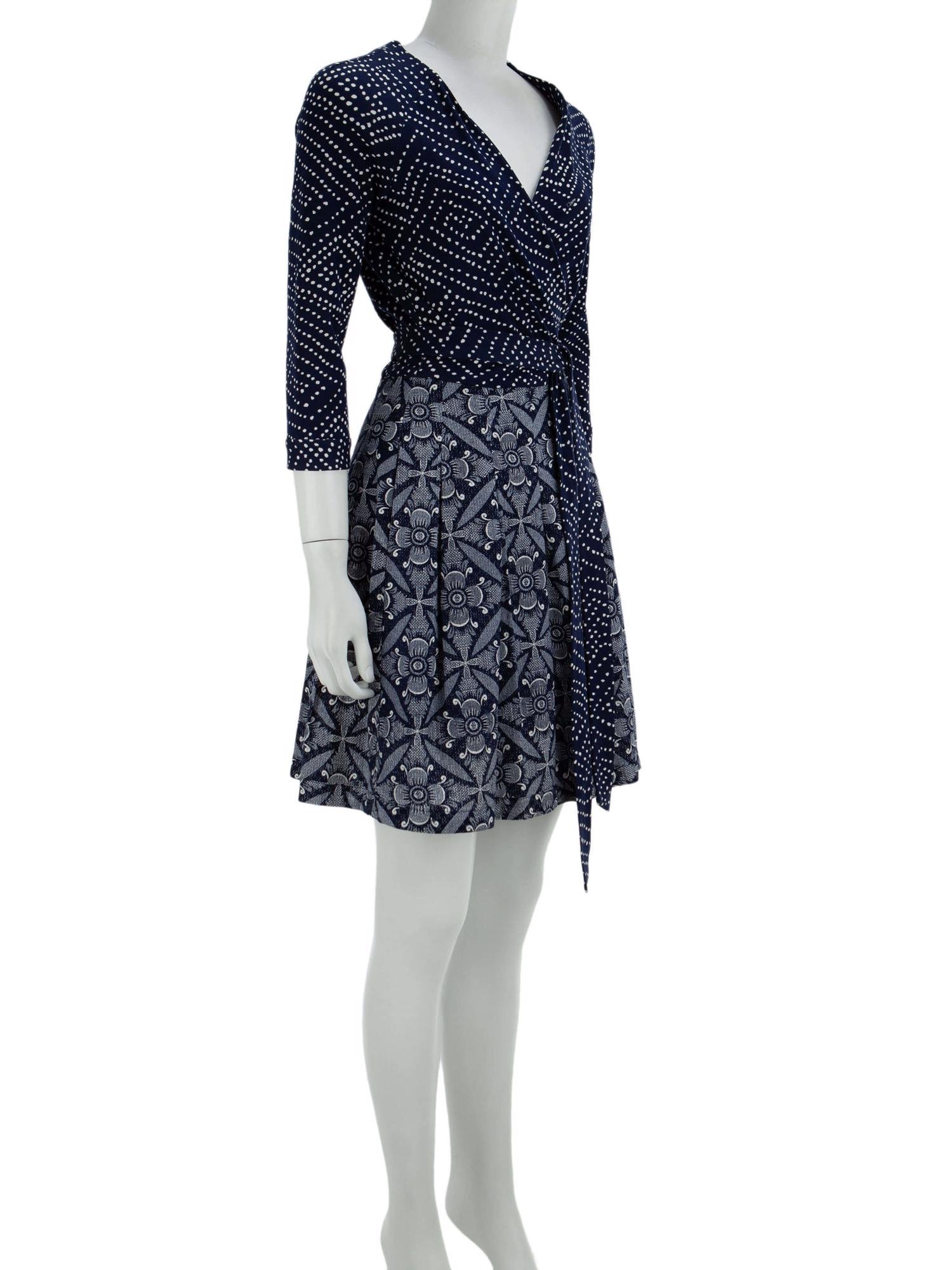 Bayan Lacivert DIANE VON FURSTENBERG ELBİSE