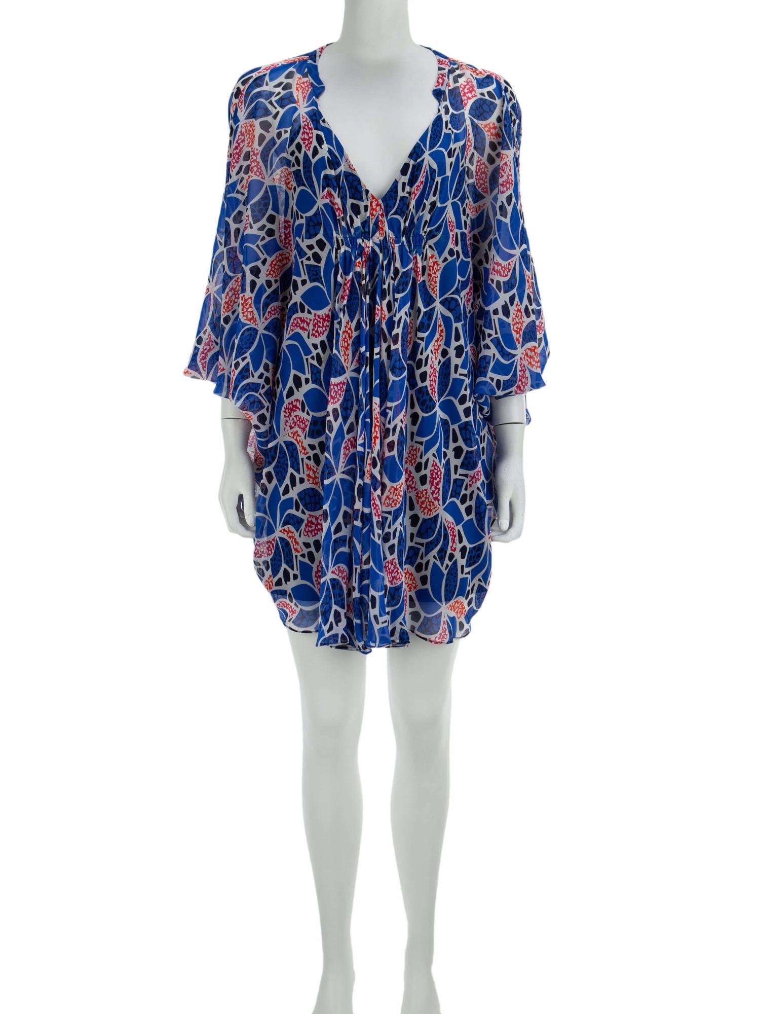 Bayan Mavi DIANE VON FURSTENBERG ELBİSE