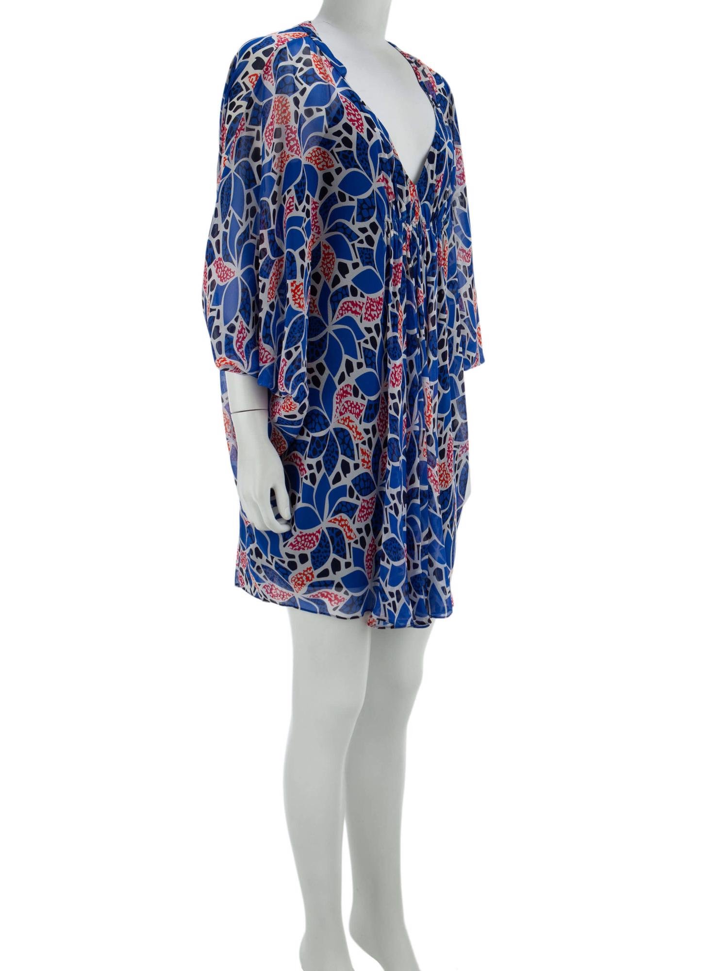 Bayan Mavi DIANE VON FURSTENBERG ELBİSE