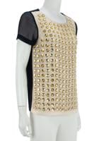 Bayan Siyah DIANE VON FURSTENBERG BLUZ