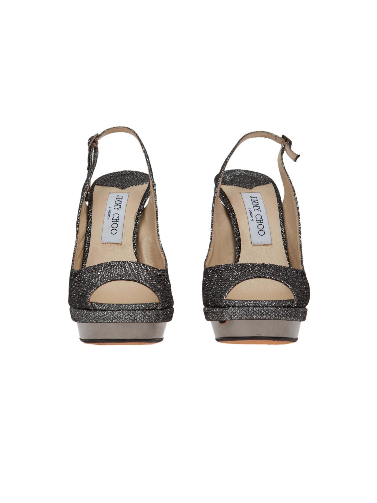 Bayan Gümüş JIMMY CHOO AYAKKABI