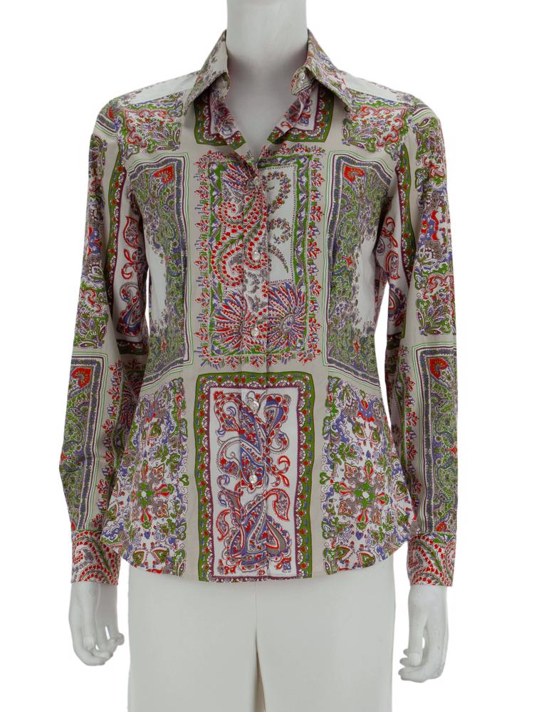 Bayan Yeşil ETRO GÖMLEK