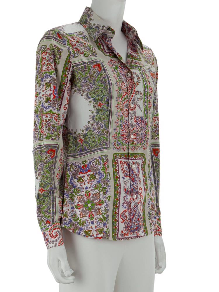 Bayan Yeşil ETRO GÖMLEK