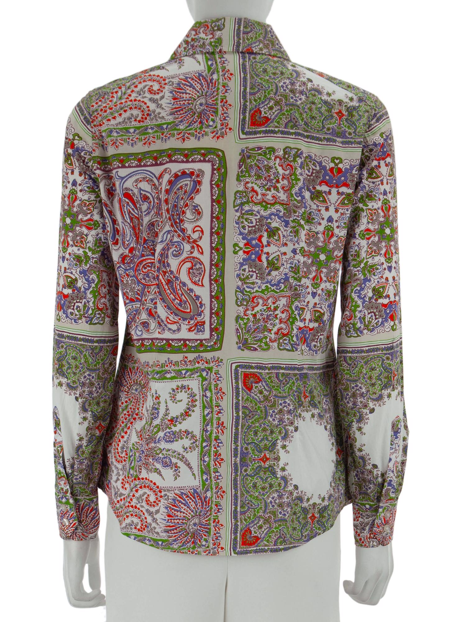 Bayan Yeşil ETRO GÖMLEK