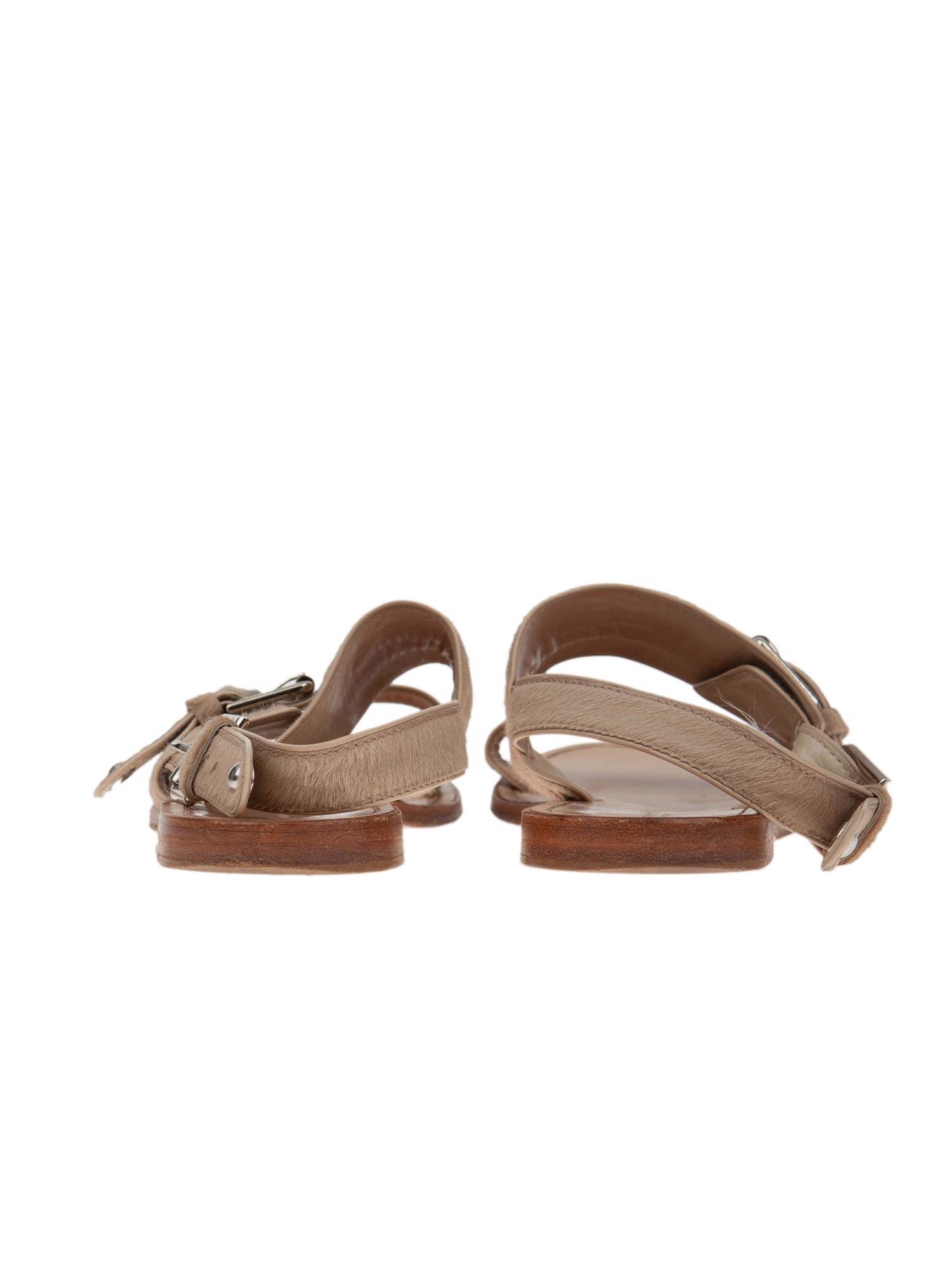 Bayan Bej GIANVITO ROSSI SANDALET