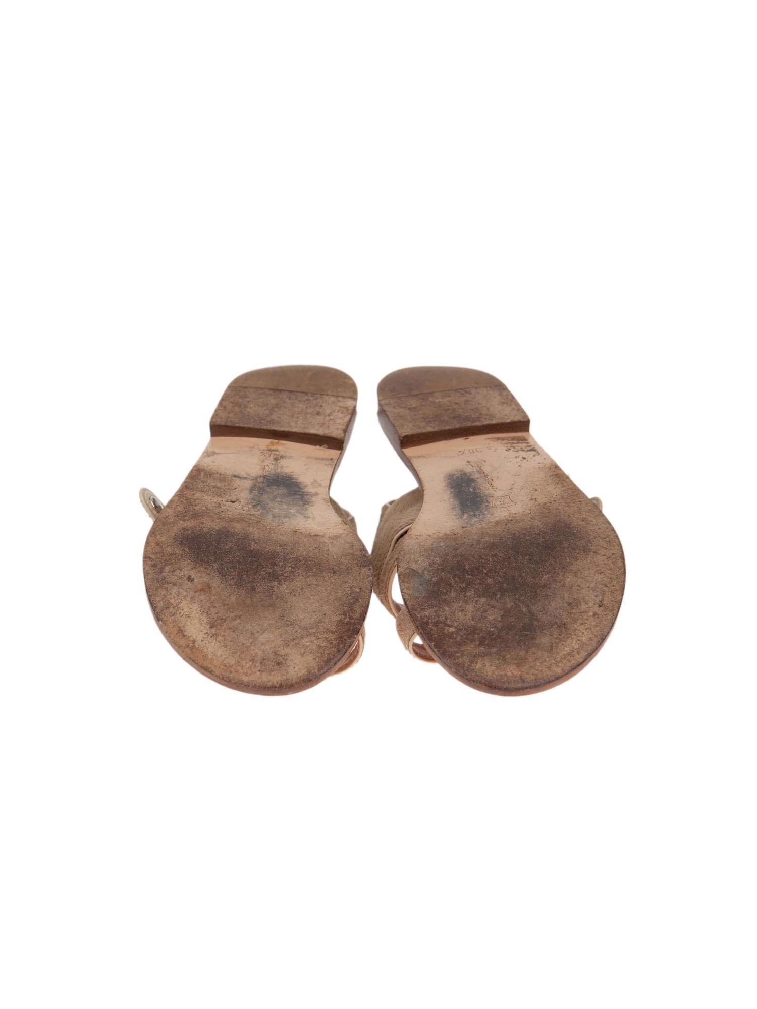 Bayan Bej GIANVITO ROSSI SANDALET