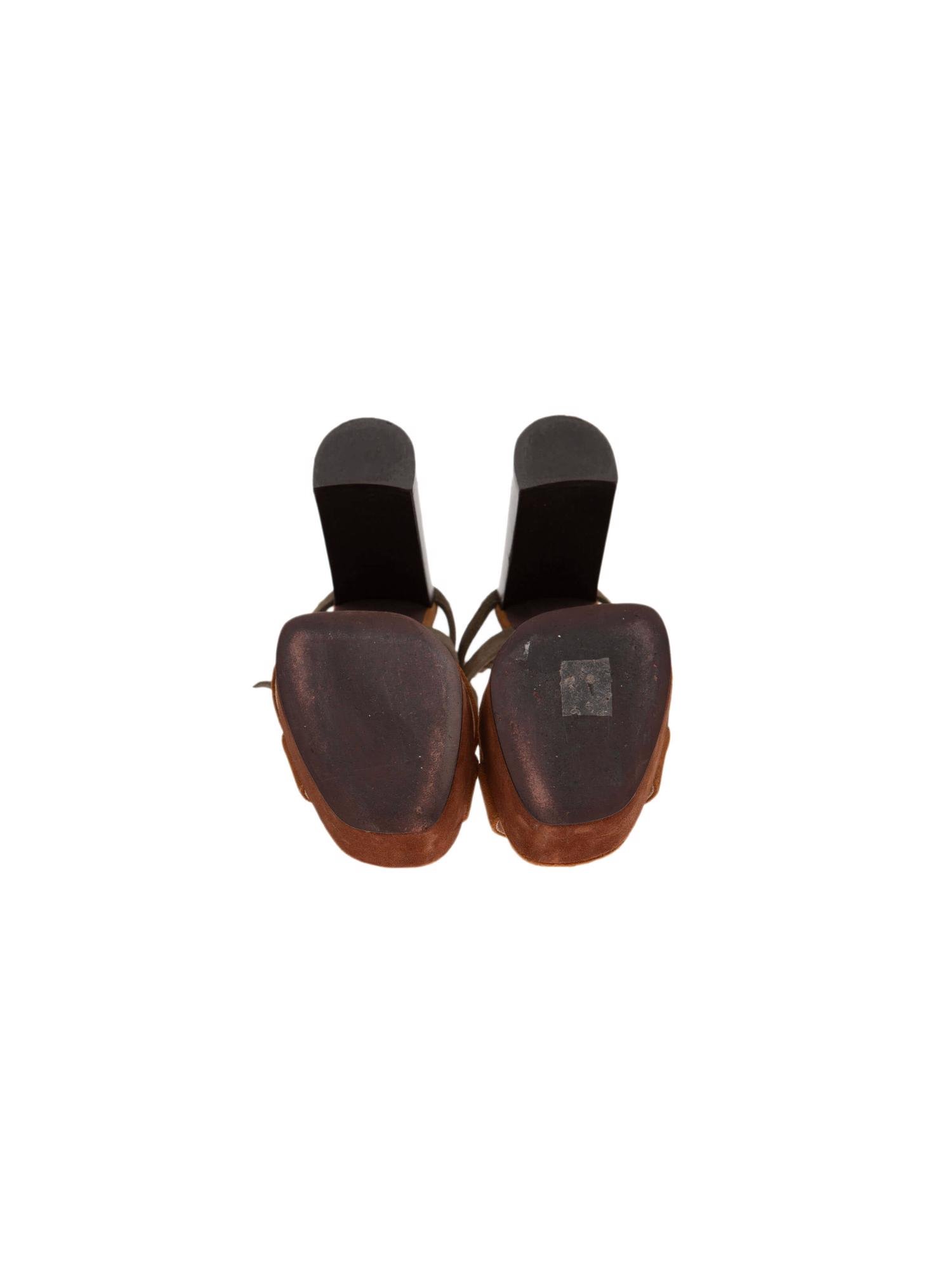 Bayan Kahve LANVIN AYAKKABI