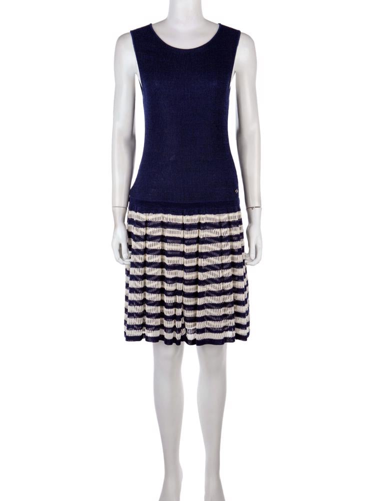 Bayan Lacivert CHANEL ELBİSE