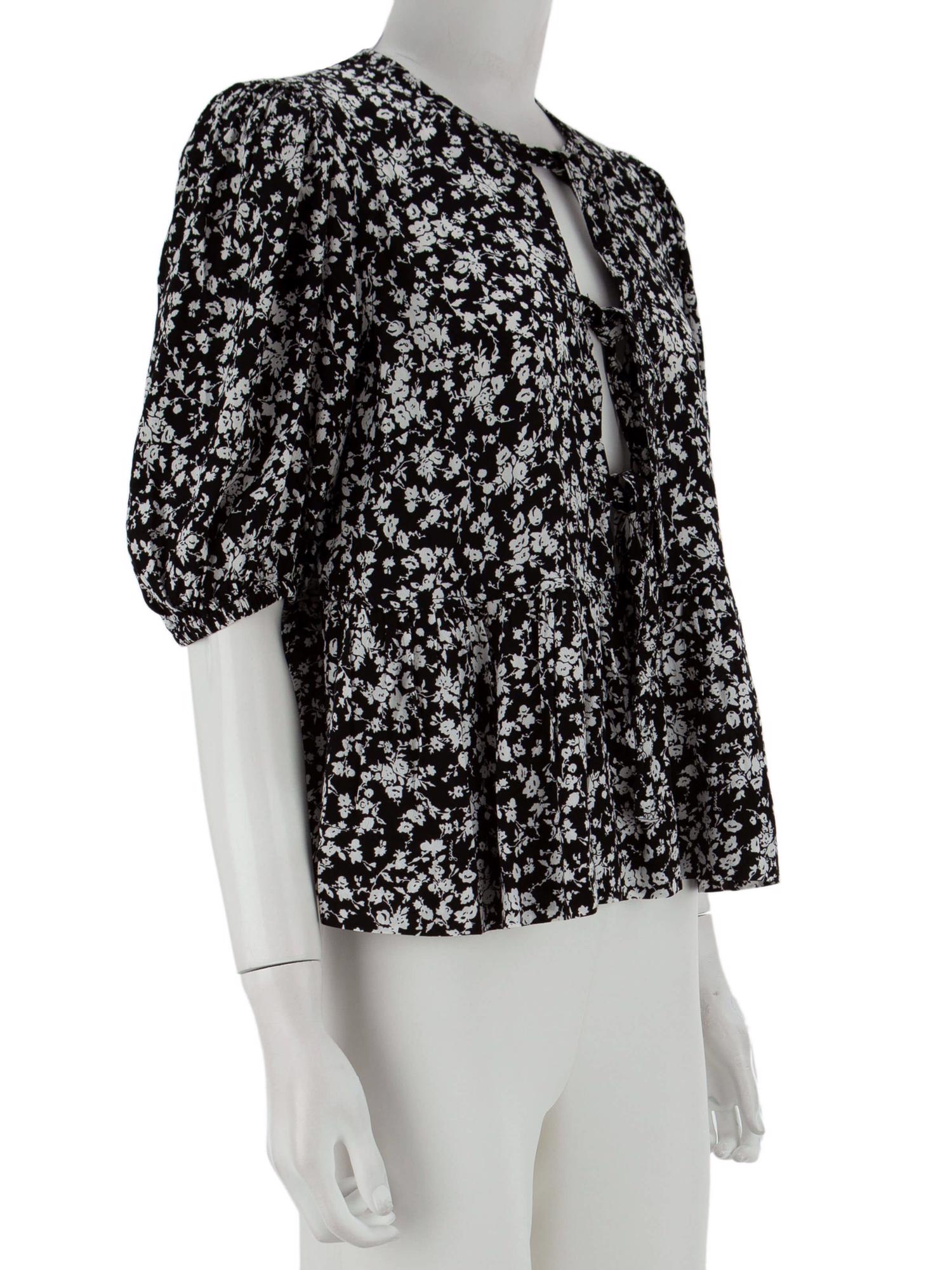 Bayan Siyah GANNI BLUZ