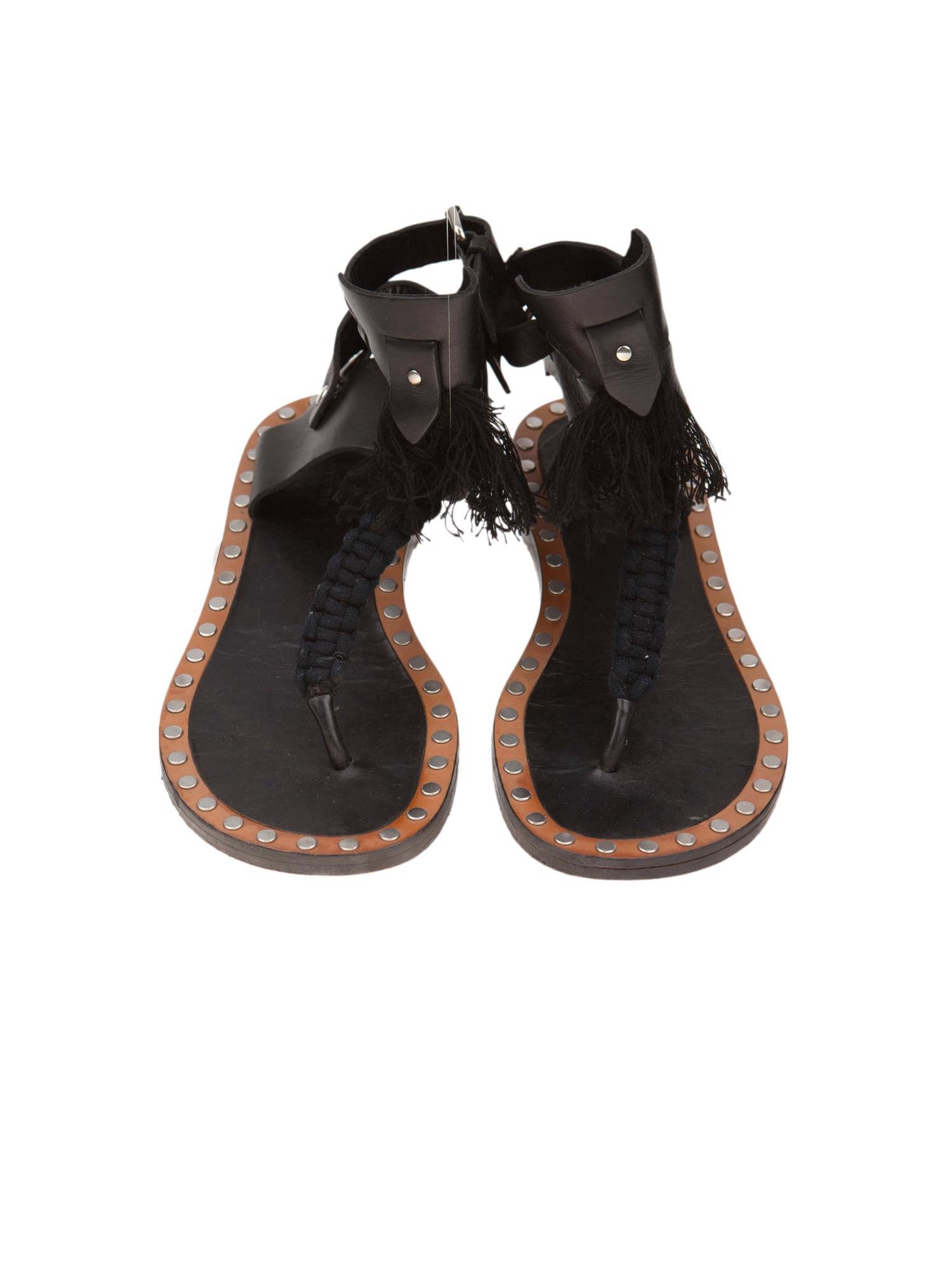 Bayan Siyah ISABEL MARANT SANDALET