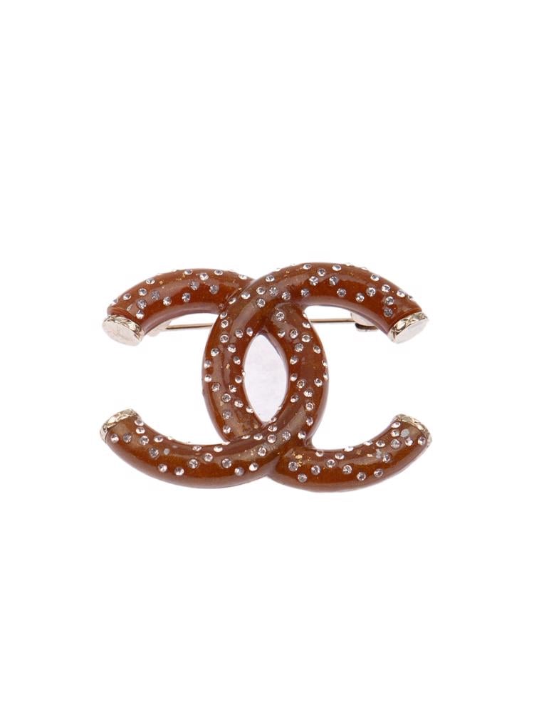 Bayan Kahve CHANEL BROŞ