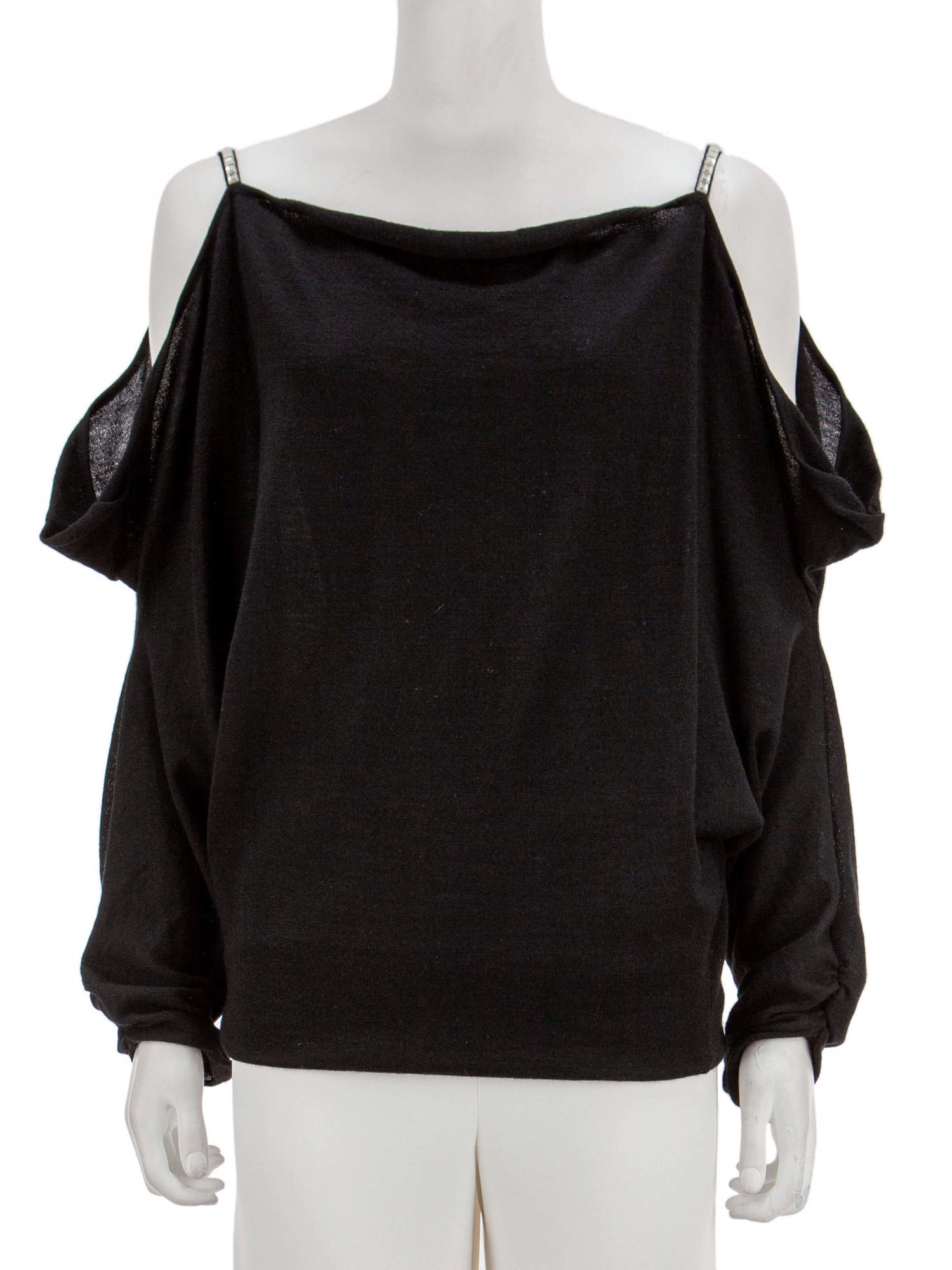 Bayan Siyah EMANUEL UNGARO BLUZ