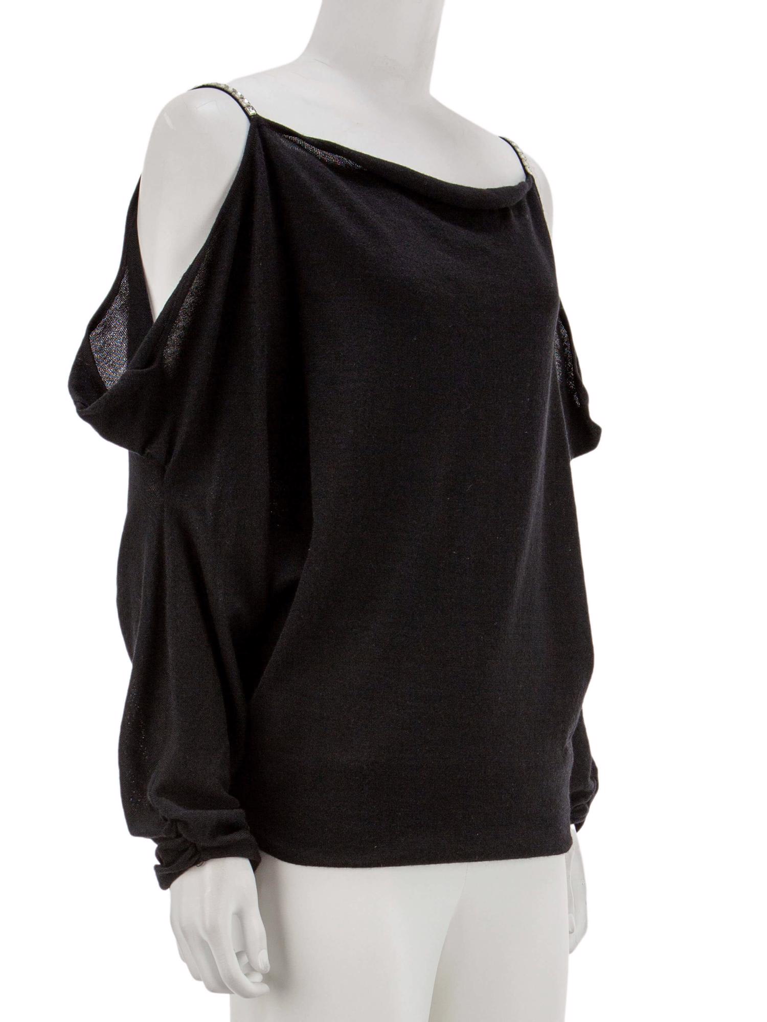 Bayan Siyah EMANUEL UNGARO BLUZ