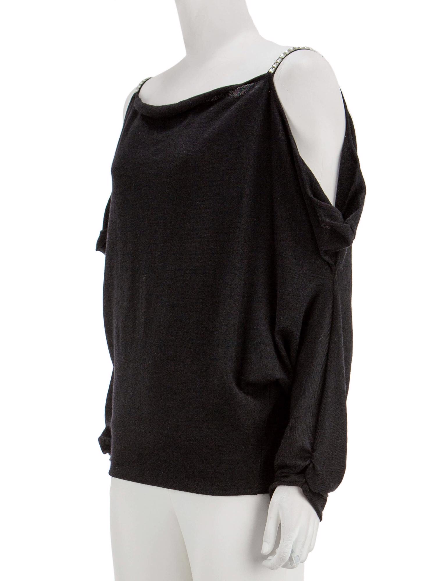 Bayan Siyah EMANUEL UNGARO BLUZ