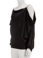 Bayan Siyah EMANUEL UNGARO BLUZ