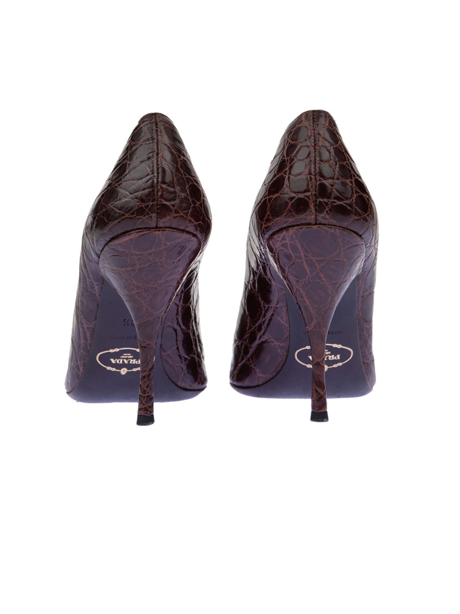 Bayan Kahve PRADA AYAKKABI