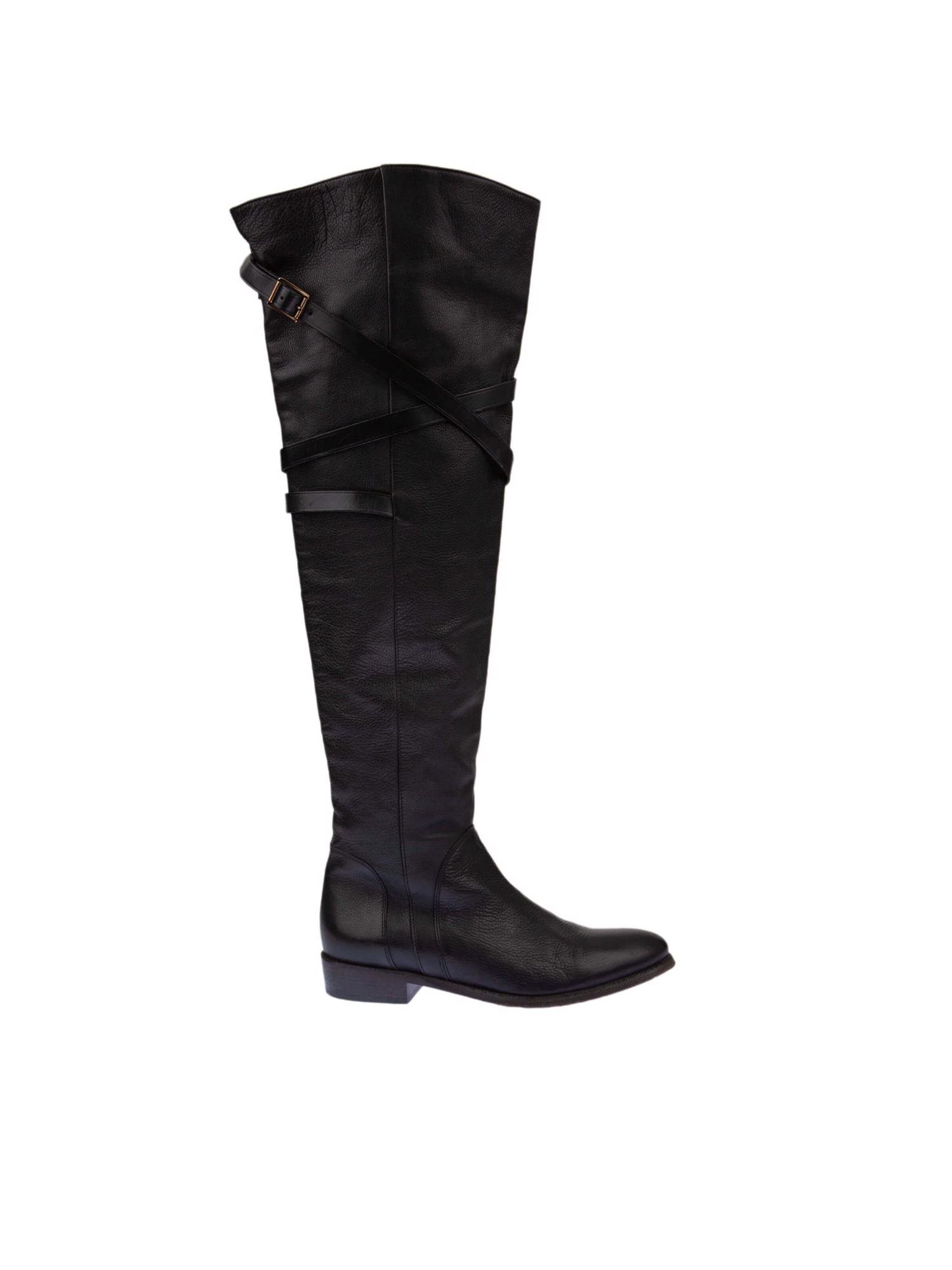 Bayan Siyah BURBERRY ÇİZME