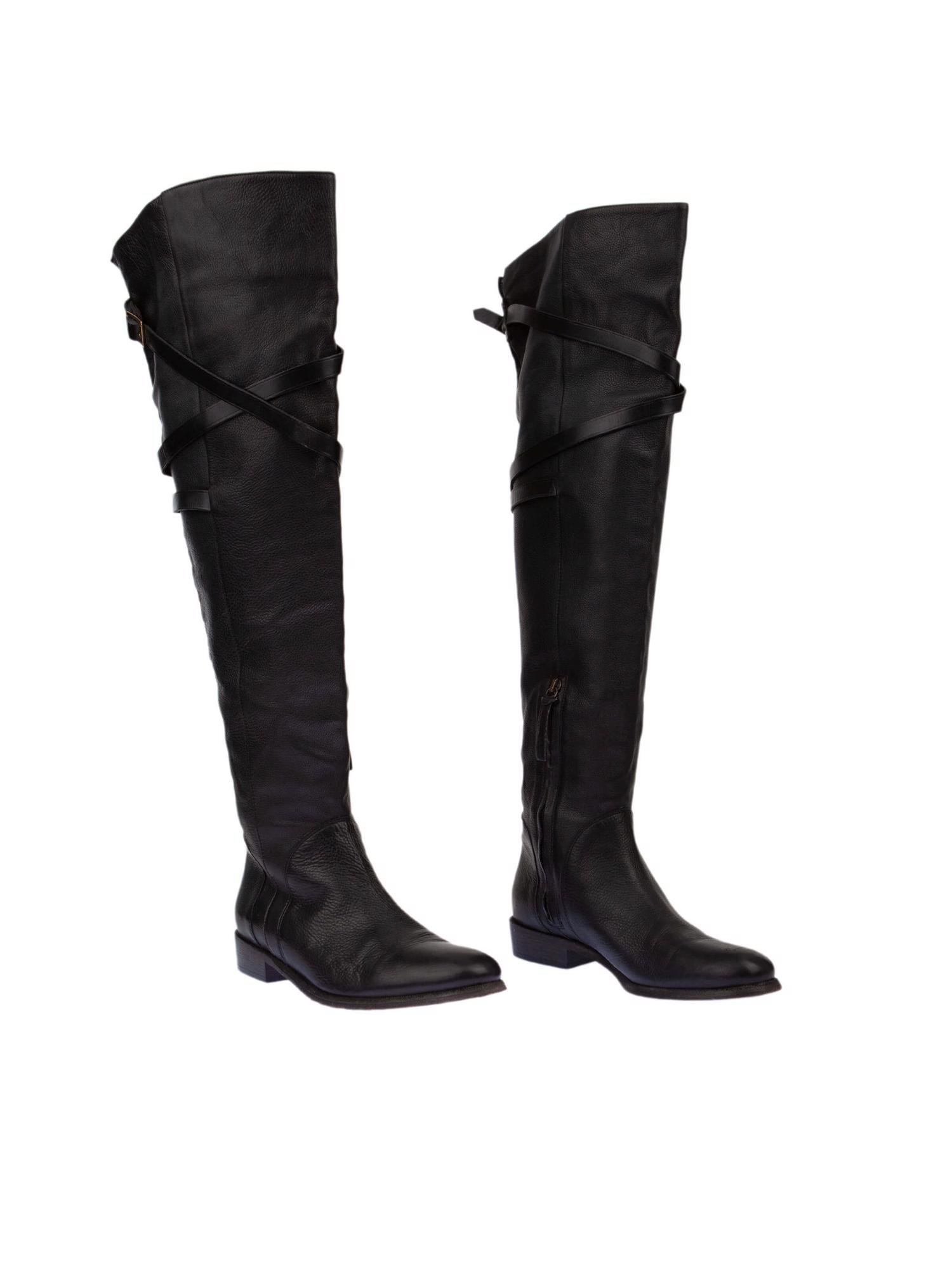 Bayan Siyah BURBERRY ÇİZME