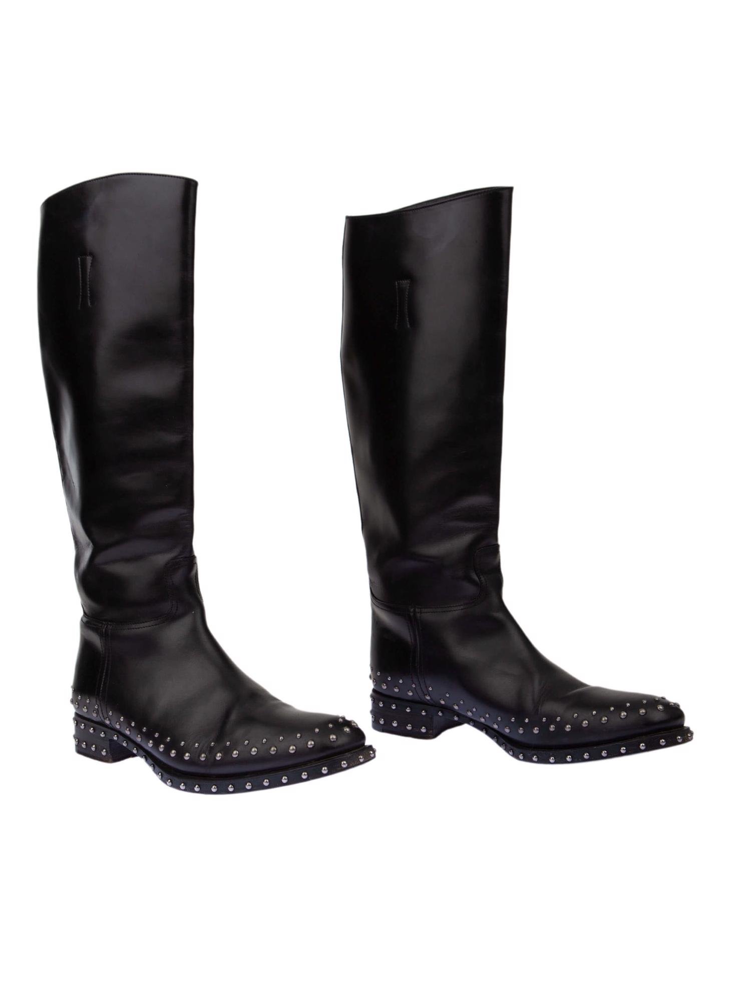 Bayan Siyah PRADA ÇİZME