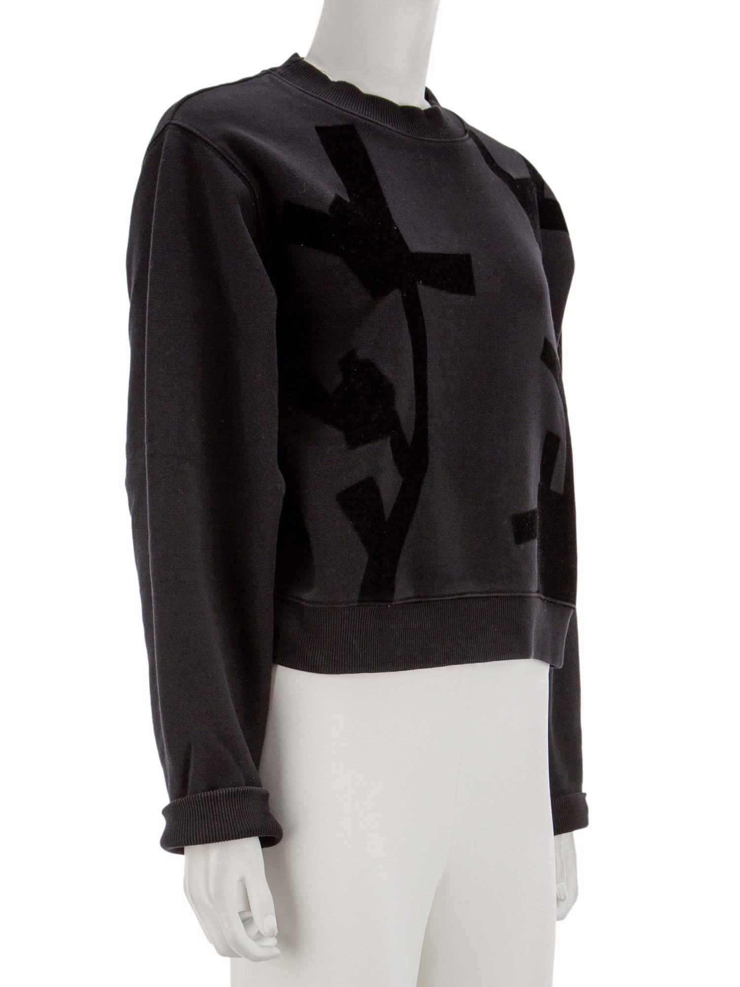 Bayan Siyah ACNE STUDIOS SWEATSHIRT