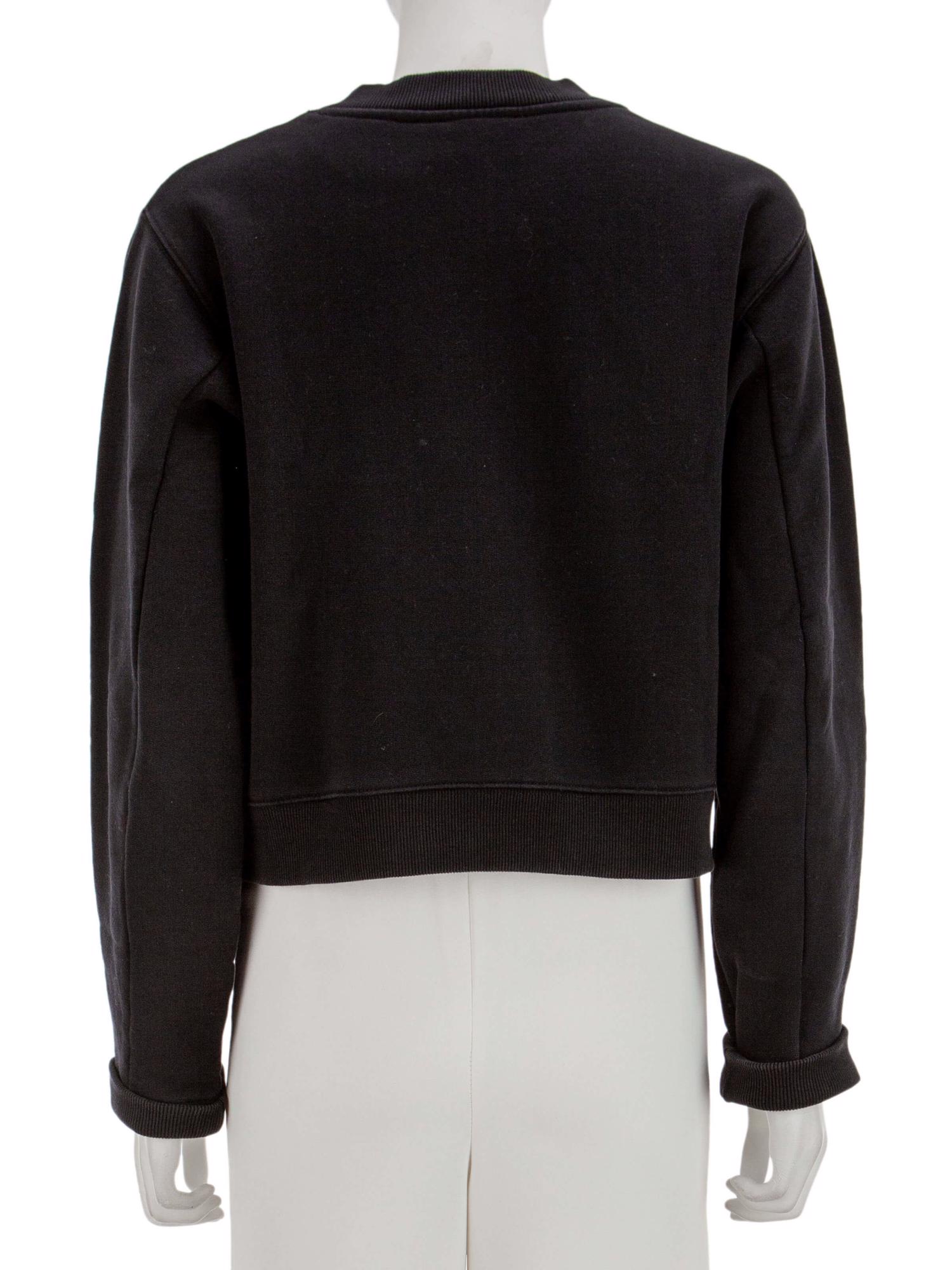 Bayan Siyah ACNE STUDIOS SWEATSHIRT
