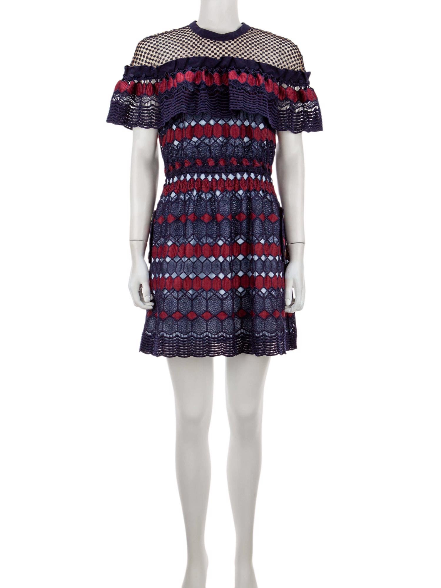 Bayan Lacivert SELF PORTRAIT ELBİSE