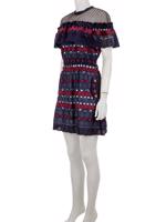 Bayan Lacivert SELF PORTRAIT ELBİSE