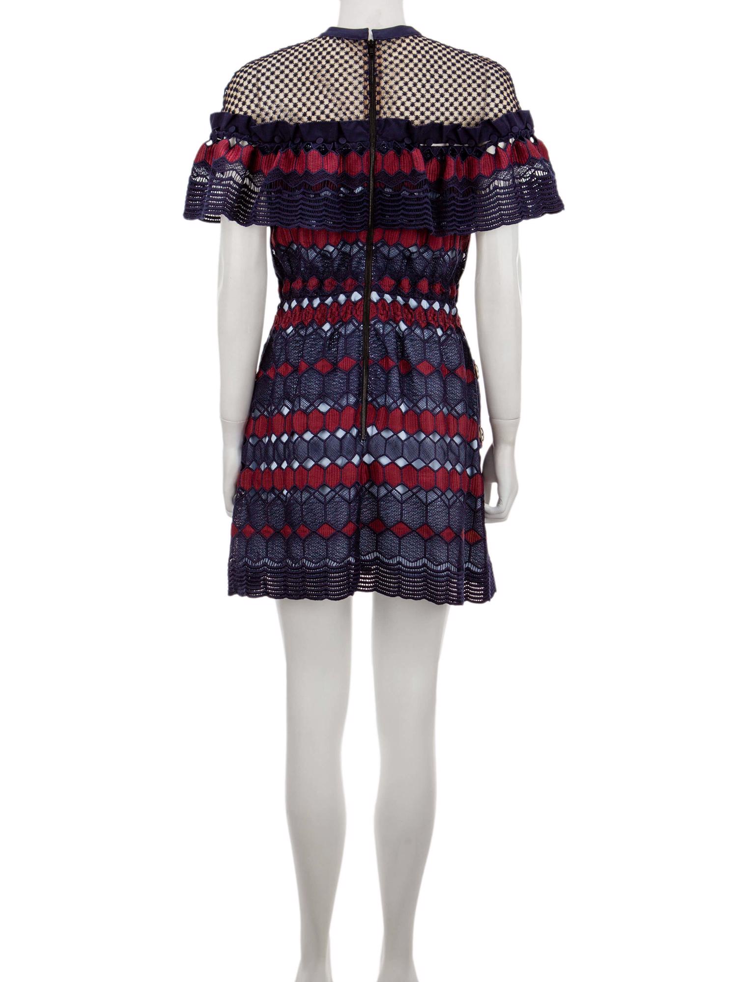 Bayan Lacivert SELF PORTRAIT ELBİSE