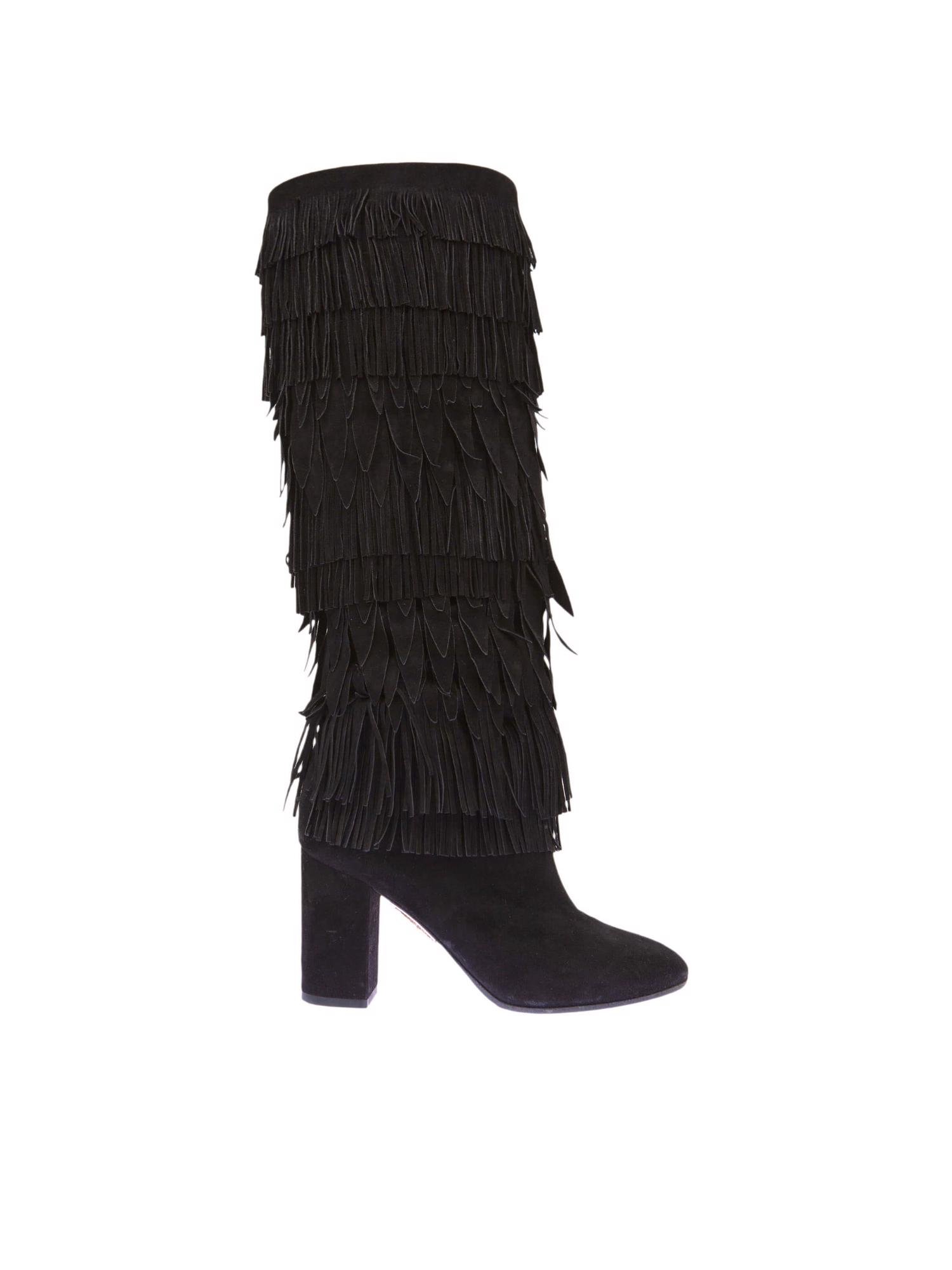 Bayan Siyah AQUAZZURA ÇİZME