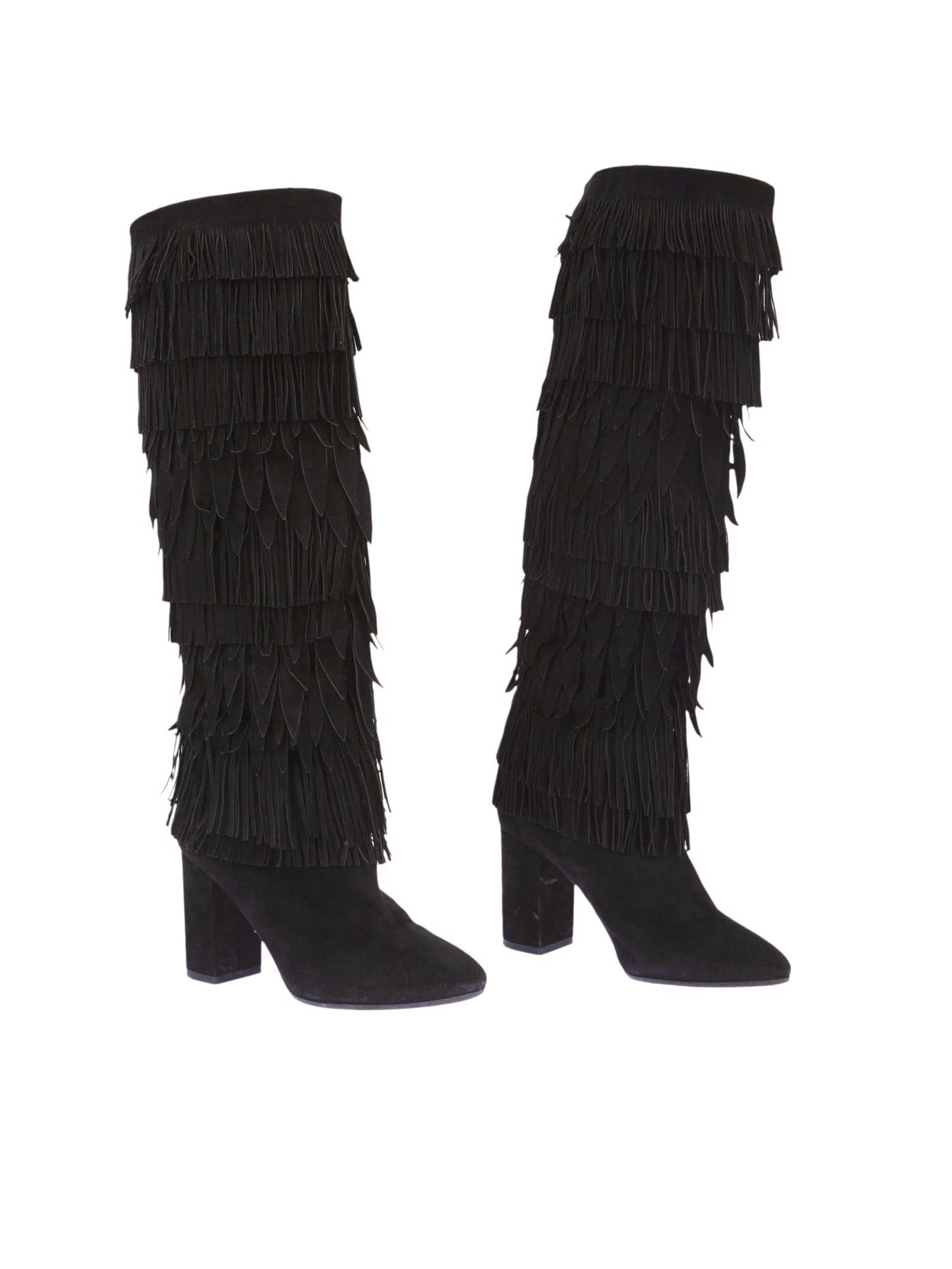 Bayan Siyah AQUAZZURA ÇİZME