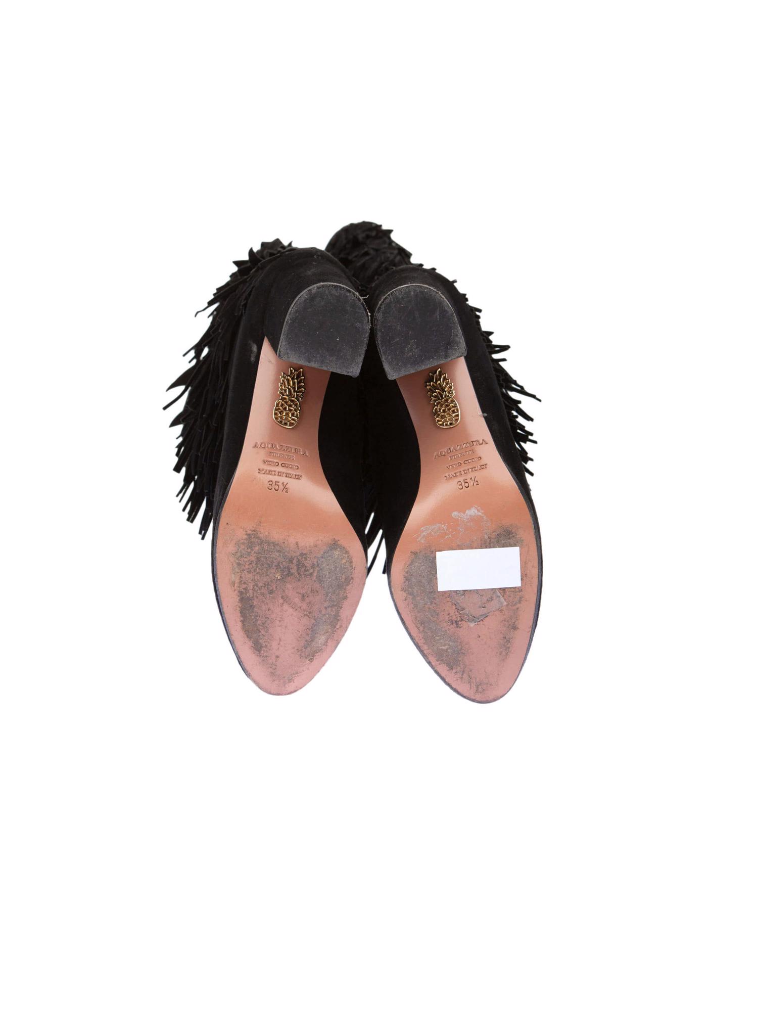 Bayan Siyah AQUAZZURA ÇİZME