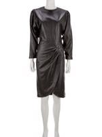 Bayan Siyah ISABEL MARANT DERİ ELBİSE