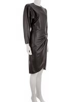 Bayan Siyah ISABEL MARANT DERİ ELBİSE