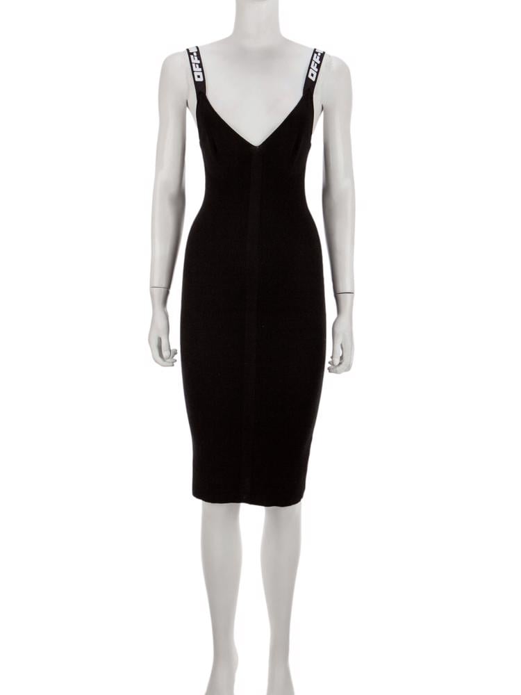 Bayan Siyah OFF-WHITE ELBİSE