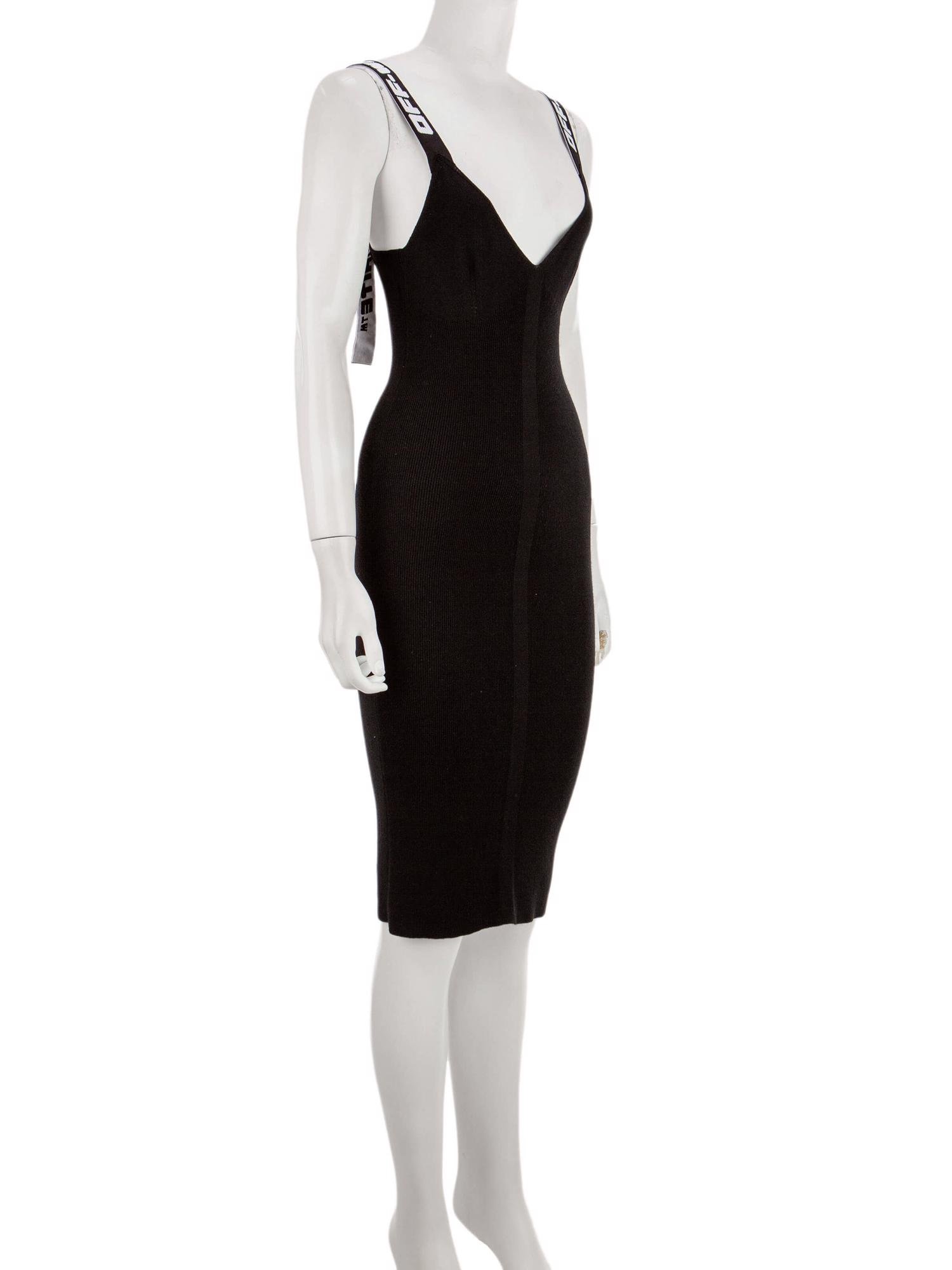 Bayan Siyah OFF-WHITE ELBİSE