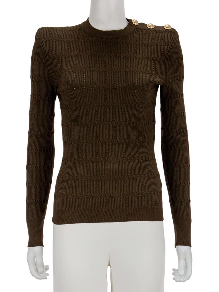 Bayan Yeşil BALMAIN KAZAK