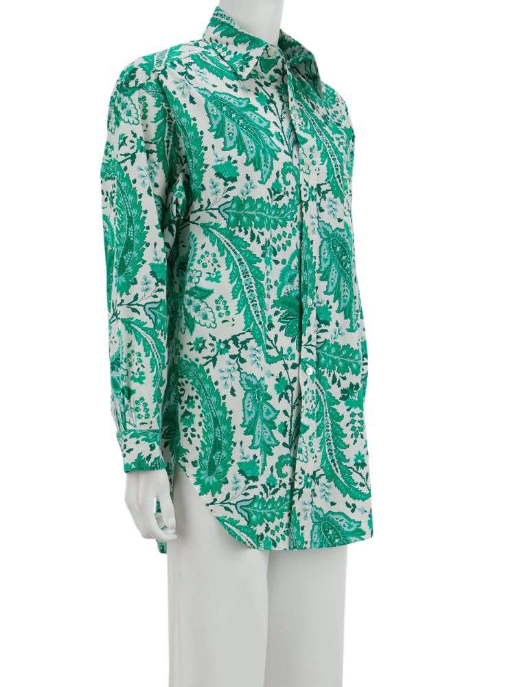 Bayan Yeşil ETRO GÖMLEK